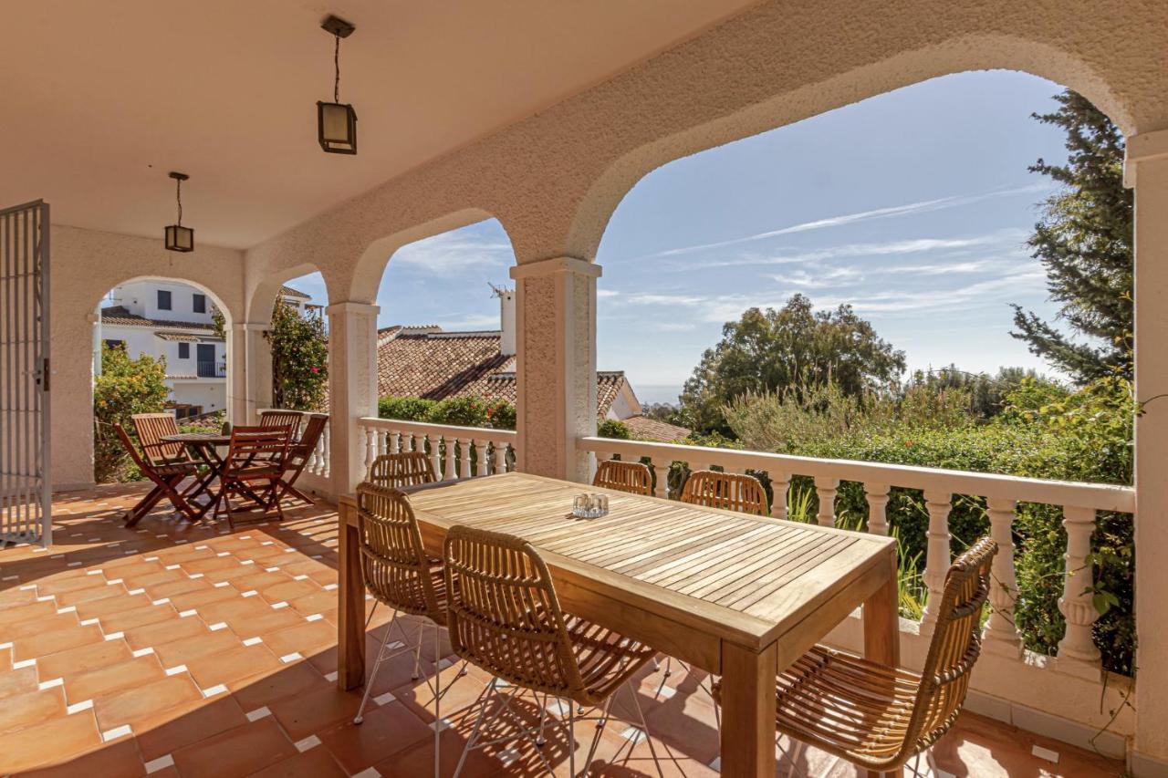 Anna Private Pool Garden Seaview Villa Benalmadena